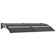 Door Window Canopy Awning Outdoor Patio UV Sun Rain Roof Shield Cover 200x80cm