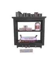 Bathroom Wall Decor , Bathroom Shelves , Towel Rack with Shelf , Towel Rack Bath