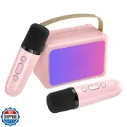 SUDOTACK Mini Karaoke Machine for Kids, Portable Bluetooth Karaoke Speaker wi