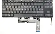 KGIGIBE Replacement White Backlit Keyboard for HP Omen 15-EK 15-EK0013DX 15-EK0019NR 15-EK0020CA 15-EN 15-EN0010CA 15-EN0013DX 15-EN0023DX 15-EN0036NR TPN-Q236 AMD Laptop, Black