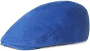 [Generic] Men Adjustable Berets Flat Hat Retro England Hat Solid Street Peaked Painter Caps