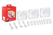 ADATA XPG VENTO White ARGB Case Fan 120mm - 3-Pack [VENTOR120ARGBPWM3C-WHCWW]