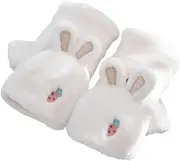[VALICLUD] 1 Pair Cartoon Clamshell Gloves for Winter Warm Windproof Hand Covers with Soft Lining for Touchscreen Use for Outdoor Activities and Phone Calls Cold Weather