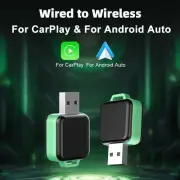 For Carplay and For Android Auto Wireless Adapter Compatible with USB Ports