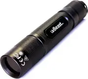 Anodized Black 365nm Mini UV Flashlight - Superior Visibility & Durability