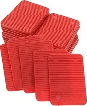 Amosfun 100pcs Barrel Shims Door Shims Leveling Shims For Grill Plastic Shims For Leveling Toilet Window Leveling Shims Patio Furniture Shims