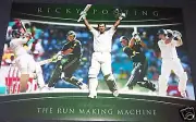 RICKY PONTING AUSTRALIA RUN MACHINE ONE DAY AND TEST PRINT ASHES WAUGH WARNE