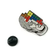 TETRIS - CLASSIC VIDEO GAME TRIBUTE - ENAMEL PIN