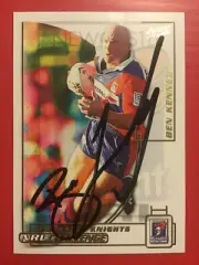 BEN KENNEDY 2002 SELECT NEWCASTLE KNIGHTS SIGNED Trading Card.