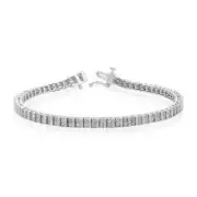Round Cut 8.40 Ct White Diamond Jewelry Tennis Bracelet 925 Sterling Silver