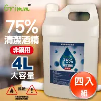 在飛比找momo購物網優惠-【格琳生活館】75%潔用酒精居家消毒液/異丙醇/非藥用/物品