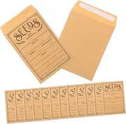 SHOWERORO Pcs Kraft Paper Seed Packets Tiny Envelopes for Seeds Reusable Envelopes Self-Adhesive Flaps