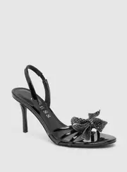 GUESS Women's Black Merle Sling Back Heel Size: 10