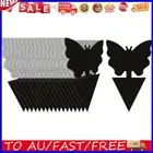 20Pcs Fruit Fly Sticky Traps Double Sided Butterfly Gnat Traps for Plant(Black)