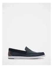 [Clarks] Bratton Loafer Shoes in Navy