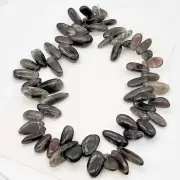 Fantastic Gray Bronze Moonstone Nugget Briolette Bead Strand | 58 Beads |