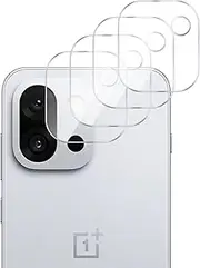 MGUEIAO [4 Pack Camera Lens Protector Compatible with OnePlus 13T,Camera Lens Tempered Glass Protector,High Clarity Scratch Proof 9H Tempered Glass[Anti-Shatter]-Tra