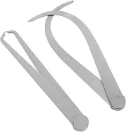 GANAZONO 1 Pair Calipers Portable Caliper Measuring Tool Measuring Tool Woodworking Tools Car Brake Pad Thickness Gauge Luthier Tools Hand Gauge Ruler Liquid Depth Gauge Steel White