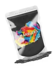 MARBLERS Mica Powder Colorant 3oz (85g) [Dark Gray] | Pearlescent Pigment | T...