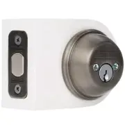 SCHLAGE LOCK CO B62N620 Double Cylinder Deadbolt, Pewter