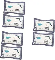 ibasenice 3sets Cotton Muslin Pillowcase Toddler Pillowcase Set Dinosaur Pillow for Boys and Girls Easy to Machine Wash 2pcs*3