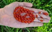 Old GermanAmber Bakelite Prayer Worry Beads Subha Tasbih tesbih Masbaha