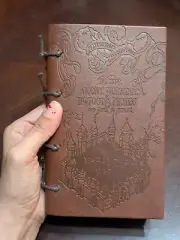 Harry Potter, Moony Wormtail Padfoot & Prongs The Marauders Map, Brown Leather