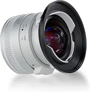 PERGEAR 12mm F2 II Wide-Angle Manual APS-C Focus Fixed Lens,230g,Clicked Aperture Design,Compatible with Nikon Z Mount Camera Zfc Z50 Z5 Z6 Z7 Z8 Z9 Z7 Mark II (Silver)