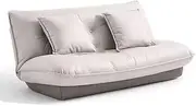 Sofas and Couches Loveseat Sofa Living Room Lazy Leisure Dual-use Sofa Can Lie and Sleep Indoor Bedroom Tatami Leisure Sofa Chair for Living Room Corner Chair Bedroom Salon Office (Color : C)