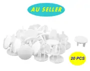 20 PCS Baby Safety Protective Covers Protector Power Socket Outlet Point Plug