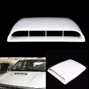 Front Car Hood Scoop Cover Trim Decor Sport Racing White Air Flow Vent Bonnet (for: Daihatsu)