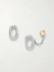 [RABANNE] RABANNE - Silver And Gold-tone Earrings - One size One size Silver