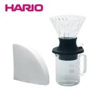 在飛比找蝦皮購物優惠-HARIO 浸漬式濾杯手沖壺組(濾杯&玻璃壺) 聰明濾杯 /