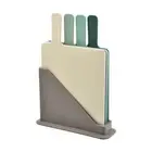 4Pcs Kitchen Cutting Board Multipurpose with Holder for Beef Fruit Meat