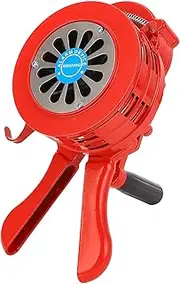 Hand Crank Siren Horn - Emergency Safety Manual Siren,1000m Range Manual Operated Emergency Siren, Loud Emergency Safety Siren for Factories Homes Schools Oil Depots