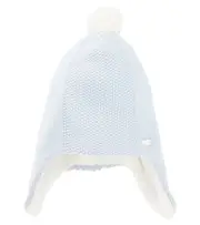 [Tartine et Chocolat] Tartine et Chocolat Baby cotton, wool, and cashmere beanie III blue