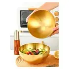 Gold Stainless Steel Bowls Kitchen Tableware Utensils Container Mixing Bowls