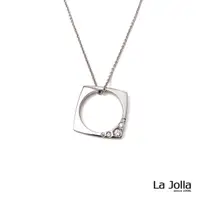 在飛比找momo購物網優惠-【La Jolla】當男人愛上女人 純鈦墜項鍊(銀色)