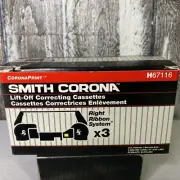 Smith Corona Lift-off Correcting Cassettes Right Ribbon System h67116 Typwriter