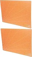 Double-Sided Cutting Pad 2pcs Quilting Sewing Mat High Precision for Craft Scrapbooking Long-Lasting Easy to Clean