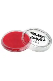 Global 32 Gram Pearl Red Water Activated Cake Makeup