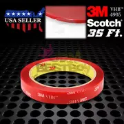 Genuine 3M VHB #4905 Double-Sided Mounting Foam Tape Automotive Car 15mmx35FT