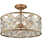 ELK Lighting 32092/4 Armand Semi-Flush Mount Matte Gold