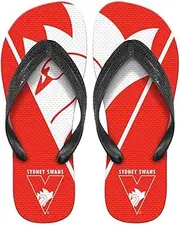 Sydney Swans AFL Thongs Plugger Flip Flops - Large