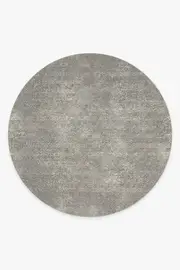 245' Round | Machine Washable Runner Rug | Kid & Pet Friendly | Indoor Rug | Gabbeh Grey Rug | Ruggable