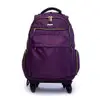 DF Queenin流行 - 商務洽公18吋旅行多功能防潑水拉桿登機行李包-共3色