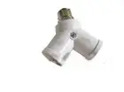 1/20X B22 socket base TO double E27 Adaptor Converter Bulb Holder Light Lamp led