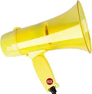 Megaphones Megaphones 20 Watt Power Outdoor Bullhorn Speaker Alarm and 240s Recording with Volume Control and Strap Megaphone Speaker Clear Sound