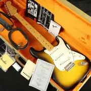 Used Fender Custom Shop Time Machine 1956 Stratocaster NOS 2Color Sunburst 2001