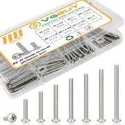 110Pcs Machine Screws Assortment kit,Assorted 1/2 One Size, Stainless Steel